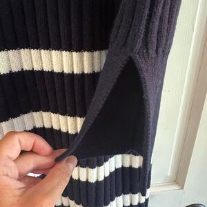 Vineyard Vines Striped NAVY/White Sweater Dress Size XL NWT